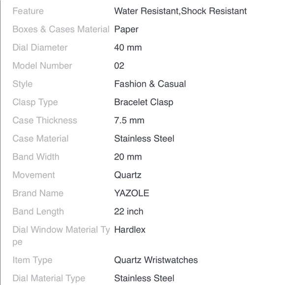 Crystal Fashion Watch - Picture 4 of 5